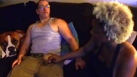 Amateur blonde milf gets a facial after having sex