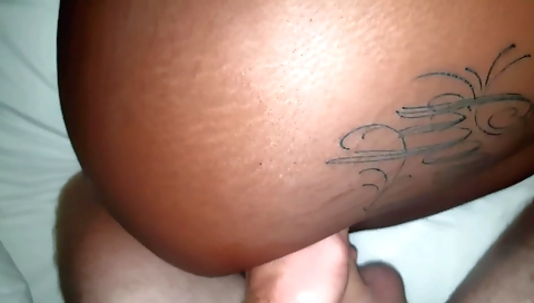 Busty black hottie has her pussy fucked hard in homemade porn