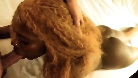 My teen blonde hottie with a great booty enjoys a deepthroat