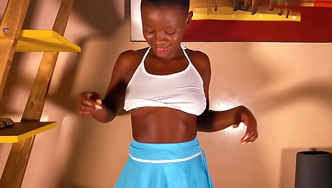 Amateur ebony naked on webcams 18 years old beauty