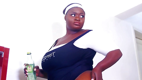 Hottest black movie with a very attractive ebony babe