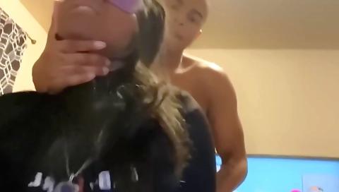 Amateur anal video with a black bitch taking his cock