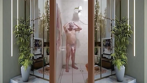 First time making a group sex video with me and my man