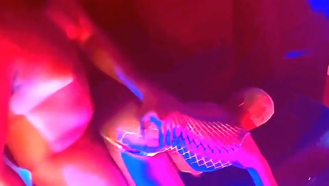 My ebony milf gets fucked in doggy style in this video