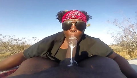 Busty brunette milf fucks a big black cock in pussy