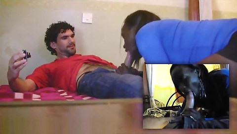 African sex video with a hot black guy and a woman