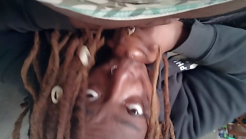 Ebony mature milf sucks and gets fucked in her cunny