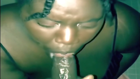 Ebony girl fucks her husband in the dark room in hd clip