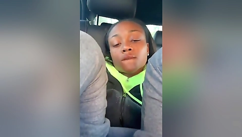 Ebony babe parking in joburg parking lot and her pussy