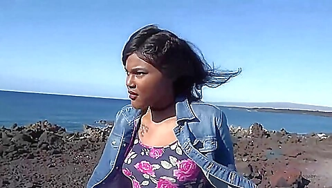 Yara Skye In A Sea Turtle Practically Grazes Yaras Legs At The Beach