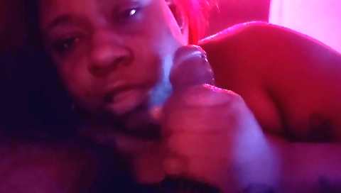 A hot big booty milf with a big belly fucked in a blowjob