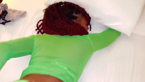 I am a small titted ebony girl and my stepdaddy has a big cock